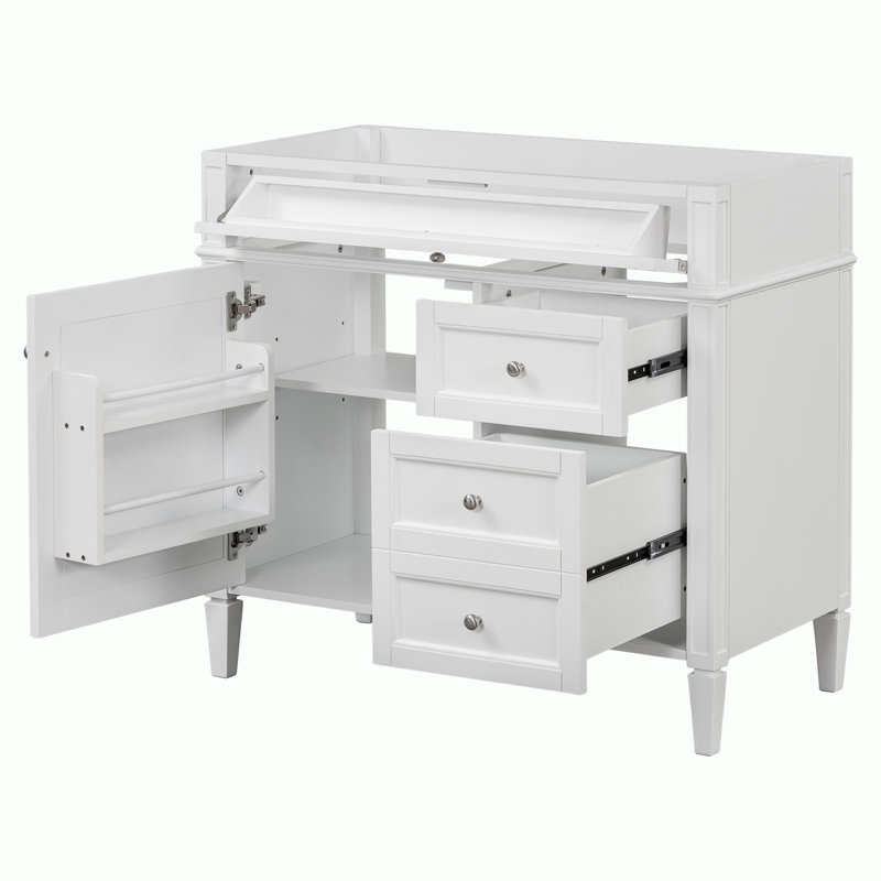Meuble-lavabo 36 po sans lavabo supérieur, Blanc