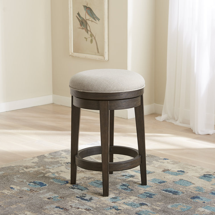Odysseus Swivel Upholstered Counter Stool