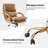 Delmer Modern 23.75"W Genuine Leather Swivel Office Chair with Tilting Function-198887174