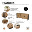 Ahlayna 173.4Cm Wide Sideboard
