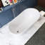 59" Freestanding Soaking Acrylic Bathtub