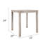 Tables de bout beiges, ensemble de 2