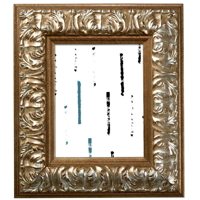 Pearce Wood Embossed Picture Frame, Antique Gold, 20" x 20"