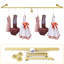 Hanzhe wall-mounted coat rack