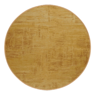 Machine Washable Abstract Brown Area Rug