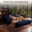 Upholstered 77.2 " Fabric Sofa & Chaise-544317575