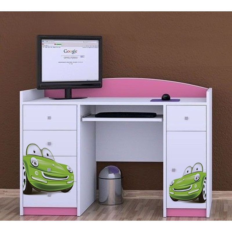 Thanos 125cm Computer Desk, Pink