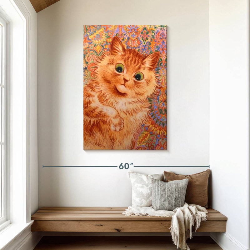 Chat roux 1931, H 45 po x l 30 po