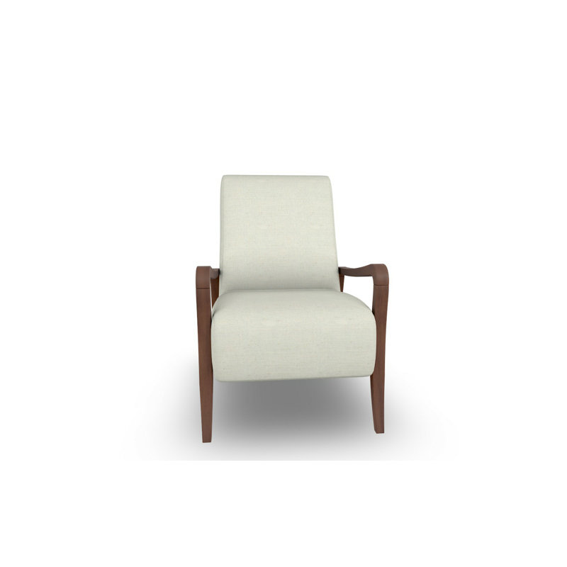 Fauteuil d'appoint moderne, Nuage, Noyer foncé