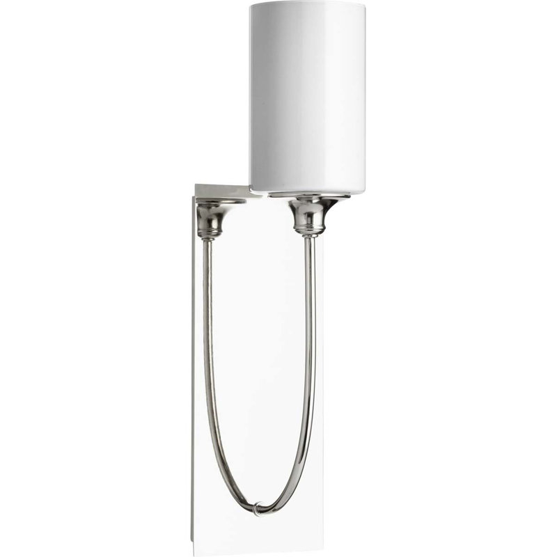 Luminaire de grange 1 lumière Brylan, Nickel poli