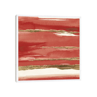 Gilded Red II by Chris Paschke - Painting on Canvas
