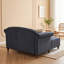Chaise longue double avec deux coussins décoratifs