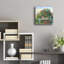 «Geranium Bench Crop» par Carol Rowan, August Grove®, art mural en verre acrylique-1406287573