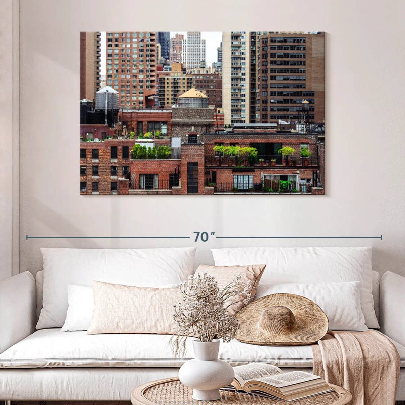 Lilie NYC Rooftop Garden, H 32 po x l 48 po