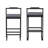 Modern Velvet Counter Height Bar Stools With Low Backrest Set Of 2 Upholstered Dining Stools For Kitchen Island-1702371830