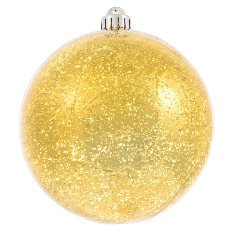 Ornement boule de mercure brillant, Miel doré