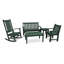 Ensemble 5 pièces banc et chaise berçante Vineyard-29563459