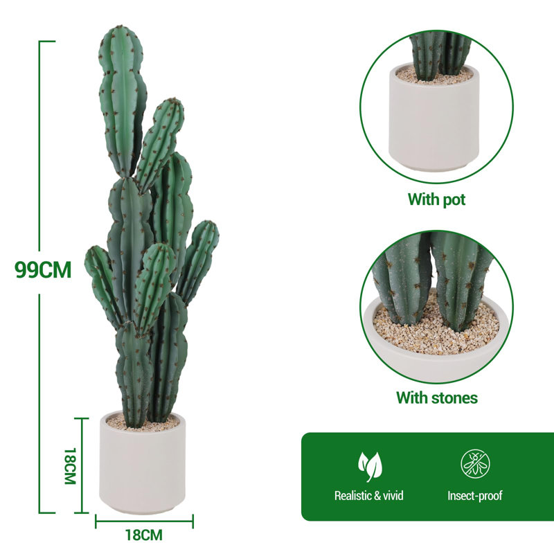 99 cm H Faux Plant