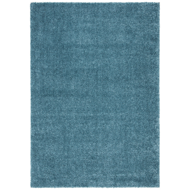 Jiang Shag Turquoise Area Rug