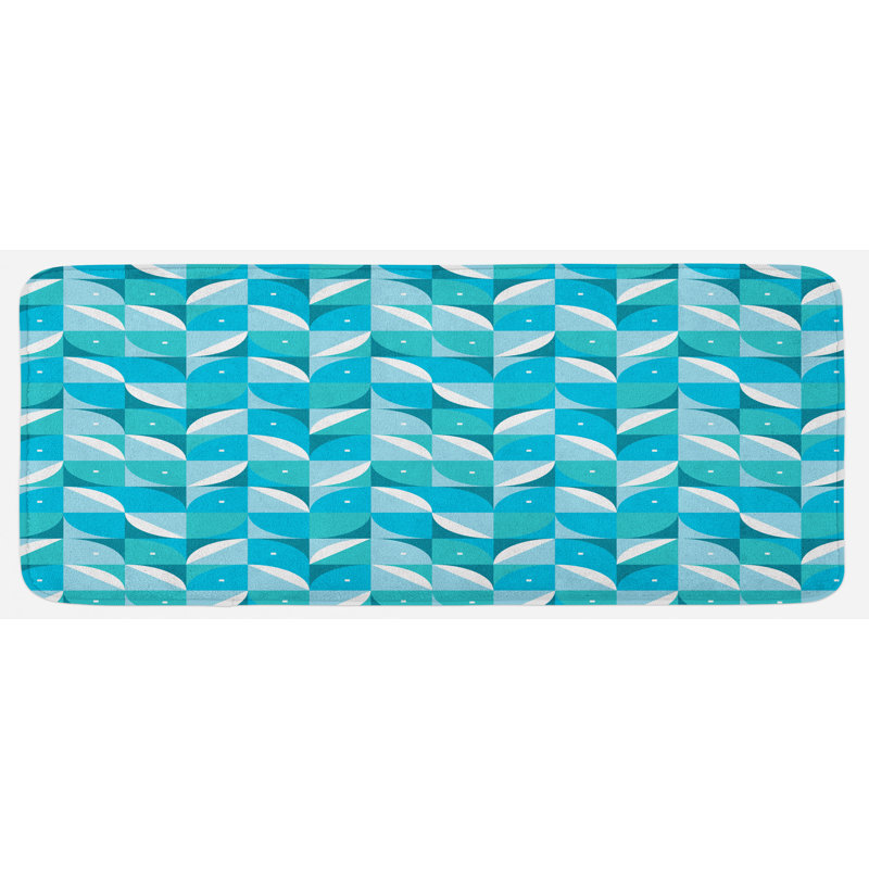 Modern & Contemporary Polyester Kitchen Mat
