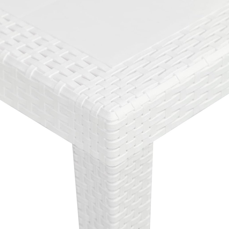 Bruan Plastic Coffee Table, White