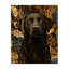 Labrador with Golden Leaves Canvas, design by Creative Studio-1467903666