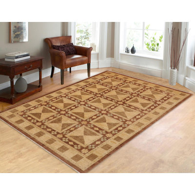 Wool Geometric Rug