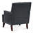 Faux Leather Accent Chair