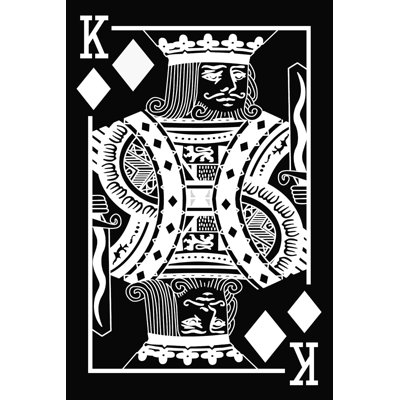 «King of Diamonds 1», impression sur toile tendue