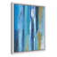 «Rythmic Blues», reproduction d'art sur cadre flottant-46828403-46828399