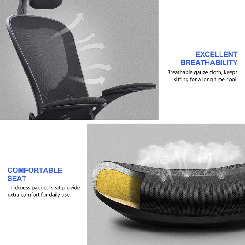 URBNLIVING Office Chair, Black