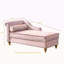 Chaise longue moderne avec revêtement en velours-1721246568