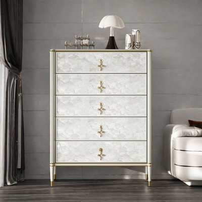 Commode d'appoint en bois de luxe