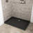 Streamline 48 in. x 32 in. Corner Acrylic Shower Base in Glossy Black with Right Drain, Drain Included-117295431