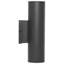 Applique murale moyenne 1 lumière 10K 3K / 4K / 5K 10 watts à installation vers le haut ou vers le bas 120-277 Volt-133430617-133430619-133430620