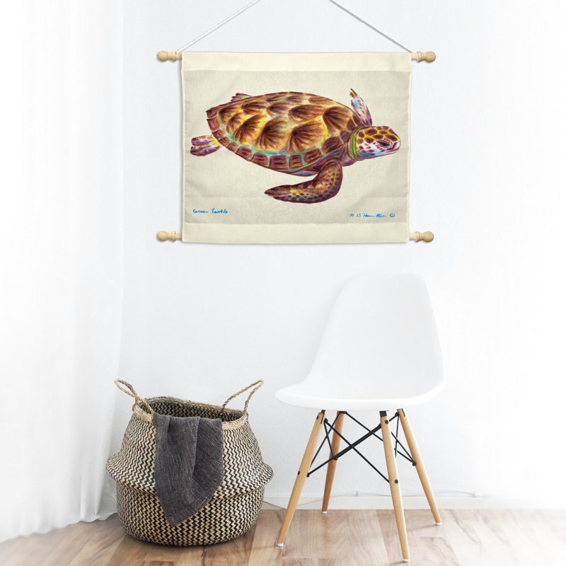 « green sea turtle », reproduction d’art