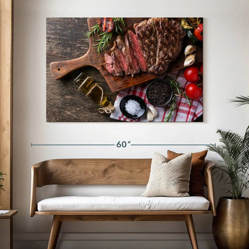Yarlin Sliced Beef Steak, 34" H x 51" W