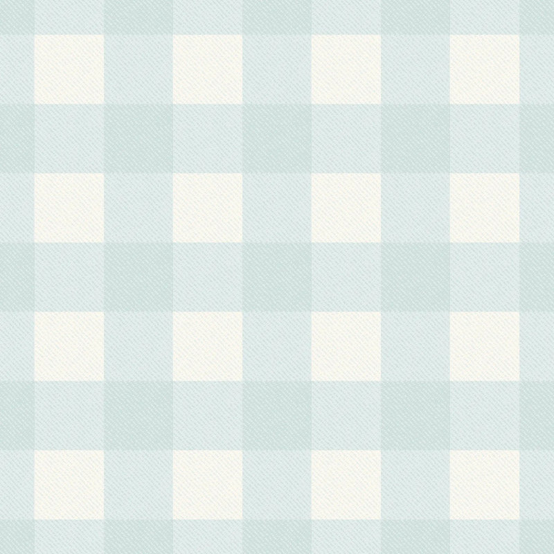 Washed Gingham, Bluebird, Premium Paper