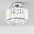 1 - Light Dimmable Crystal Drum Semi Flush Mount in Nickel-1595023605-1577441279