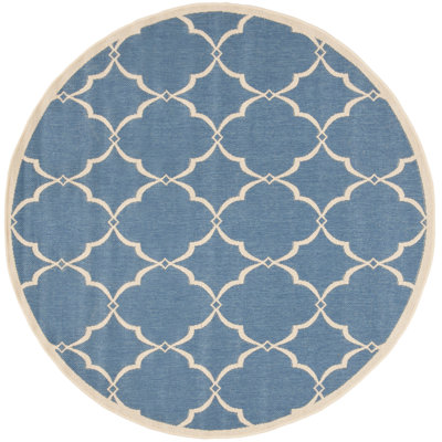 Bascom Geometric Hand Woven Indoor / Outdoor Area Rug