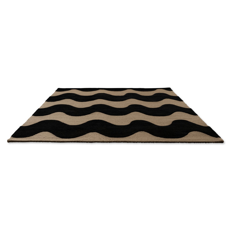 Lokki Black | 133905, Rectangle 4'7" x 6'7", Black