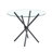 Gator Round Glass Top Dining Table-1304344720