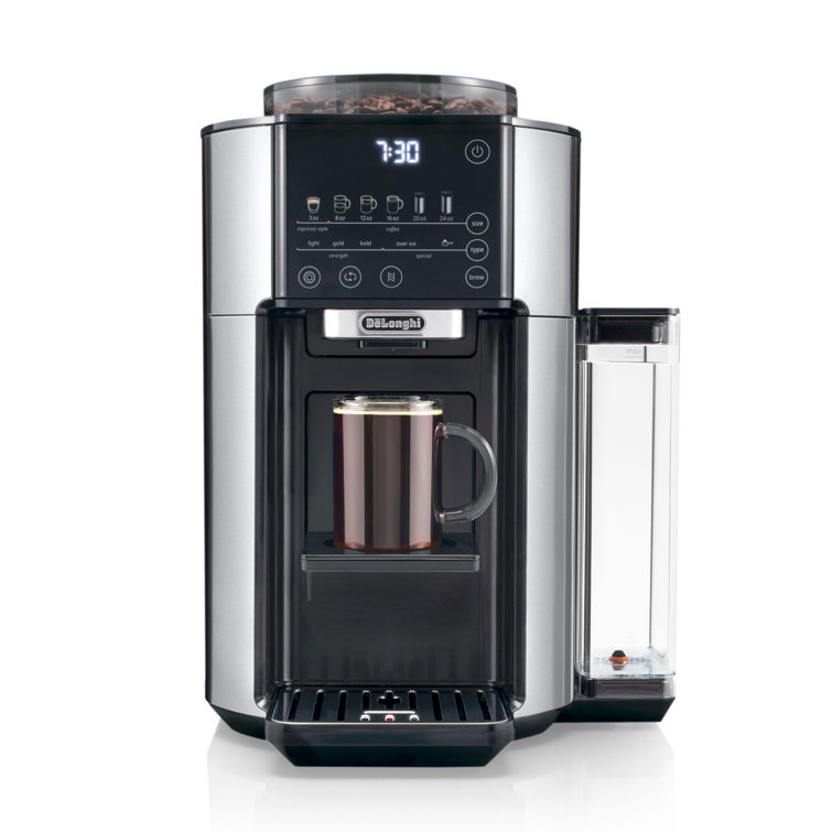 TrueBrew™ Automatic Single-Serve Drip Coffee Maker with Built-In Grinder and Bean Extract Technology