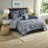 Luxurious Jacquard Bedding Sets, Polyester Comfort, Elegant Damask Design