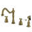 Kingston Brass Bel-Air Double-Handle Widespread Kitchen Faucet-28304915-110403470