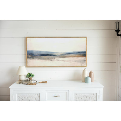 Blue Horizon | Wood Framed Wall Art