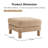 Modern Coffee - Colored With Spring Supported Back Shaded Seats