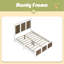 Grand lit plateforme en bois-1008954640