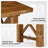 63-inch Farmhouse Kitchen Dining Table With Herringbone Top