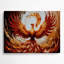 Art mural en métal Sci Fi Phoenix ressuscitant des cendres